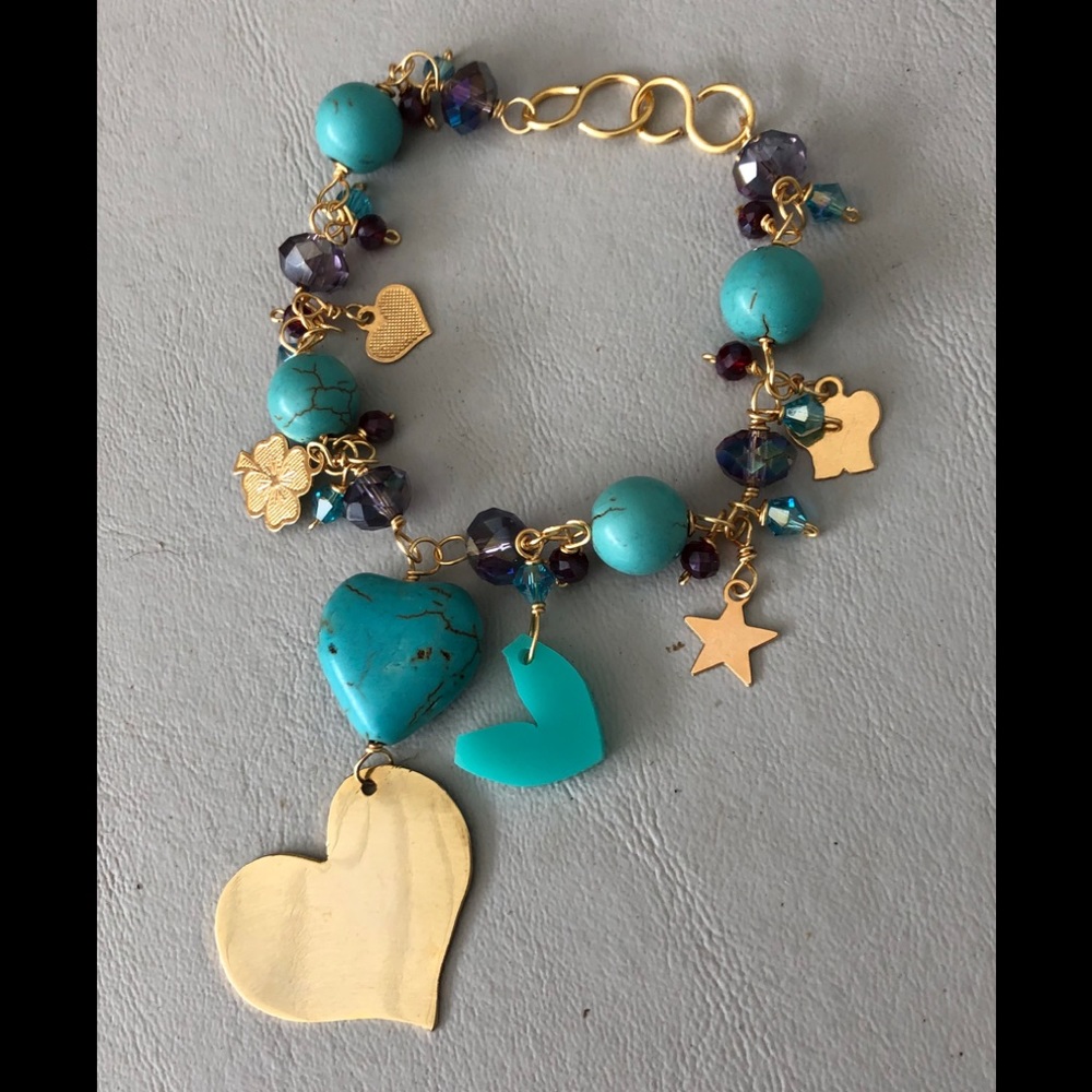 Heart Charm Bracelet